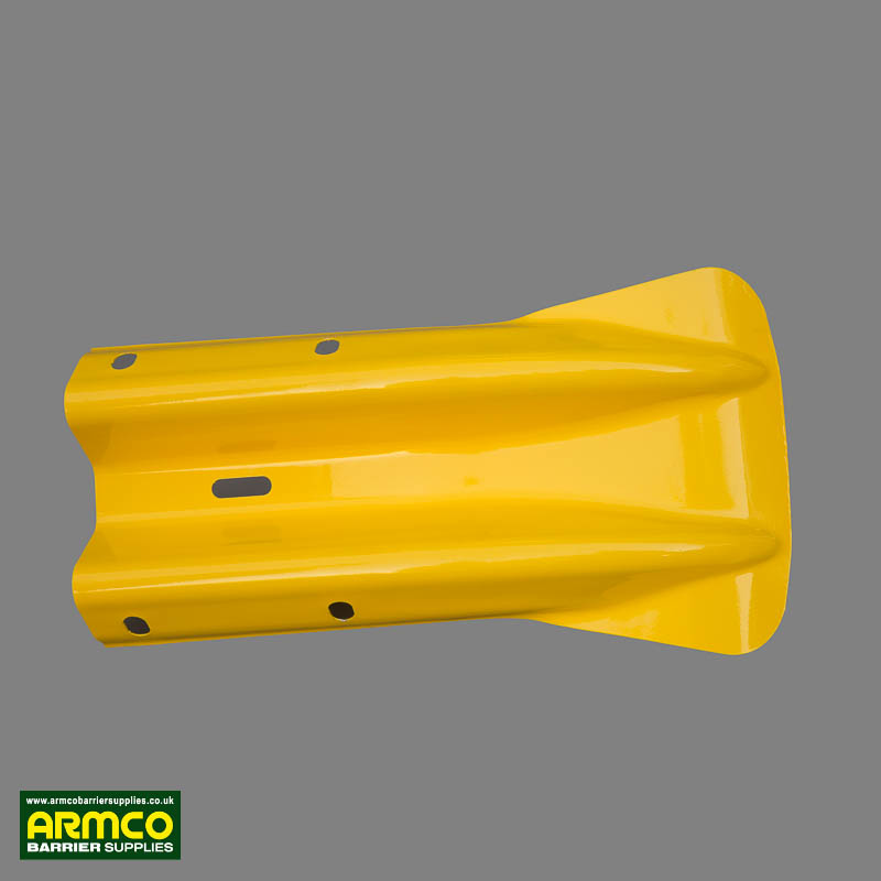 Armco Fishtail End Galvanised & Powder Coated